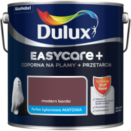 Farba tytanowa Dulux EasyCare+ Plamy+Przetarcia Modern Bordo 2,5