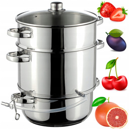 Sokownik Parowy Na Indukcje 3w1 Duży Ze Stali