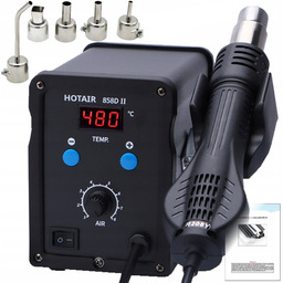 Spawarka Plastiku Hotair 858D II Zestaw 4 dysz
