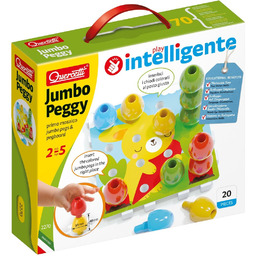 Quercetti, zestaw kreatywny Układanka Jumbo Peggy