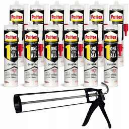 Klej uszczelniacz PATTEX One For All Crystal, 12