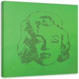 Obraz na płótnie, Postać Marilyn Monroe 30x30