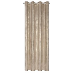 Eurofirany Zasłona 140x250 Renia beżowa złota welurowa gotowa