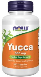 NOW FOODS Yucca 500mg, 100kaps.