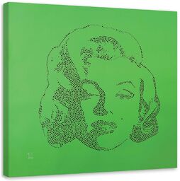 Obraz na płótnie, Postać Marilyn Monroe 40x40