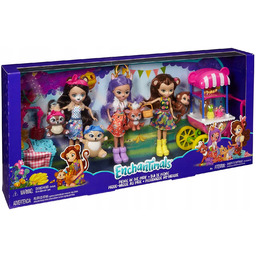 Mattel Enchantimals 3 Pak Zestaw Lalek