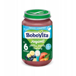 BOBOVITA JogoMi! Owoce z jogurtem jabłka, jagody