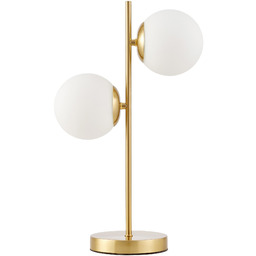 NOWOCZESNA LAMPA BIURKOWA SZCZOTKOWANE ZŁOTO TESO W2