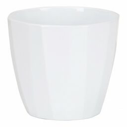 Biała osłonka na doniczkę 939 Elegance 22 Scheurich