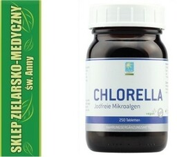 CHLORELLA 250 Tabletek MIKROALGI BEZ JODU