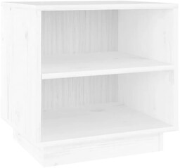 Edinos Biała drewniana szafka nocna D5-B87