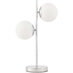 NOWOCZESNA LAMPA BIURKOWA CHROMOWANA TESO W2