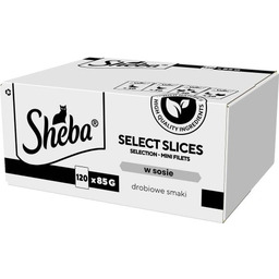 SHEBA Selection Select Slices Drobiowe Smaki saszetki 120x85