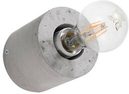Sollux Kinkiet LAMPA ścienna SL.0679 okrągła OPRAWA betonowa