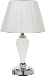 Lampka srebrna kryształ glamour lampa nocna 44cm SAC-HJ10479