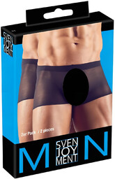 Svenjoyment - przezroczysty zestaw bokserek - czarny (2