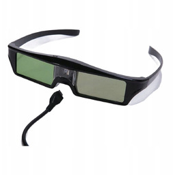 Okulary 3D Do Projektorów Dlp Rechargeable Usb Aktywne