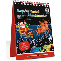 Ursus 2489000F Magiczny kalendarz adwentowy do zdrapywania, kalendarz