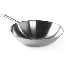 Patelnia wok Ø360x90 mm 3-warstwowa Hendi 839003