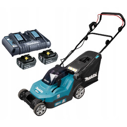 Makita Aku Kosiarka DLM382PT2 38cm 2 x18V 2x5.0