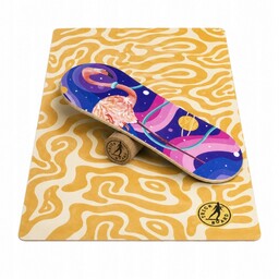 Trickboard Balance Board Large Flaming z korkowym wałkiem