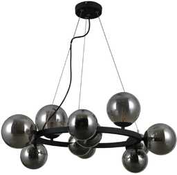 Lampa loft wisząca Montora PND-30223-11 czarna satynowa Italux