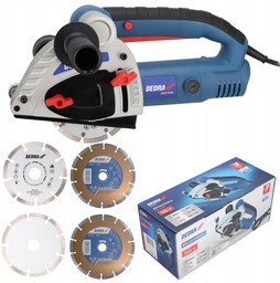 Bruzdownica Elektryczna Do Betonu Dedra 1500W 4xTarcza 125mm