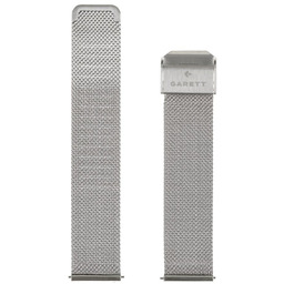 Pasek uniwersalny Garett stalowy srebrny 20 mm