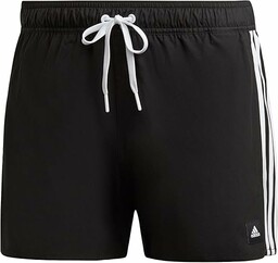 adidas 3 Stripes Spodenki do pływania, Black/White, S