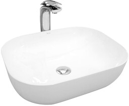 REA-U6300 Umywalka blatowa Mona Slim 50x40cm