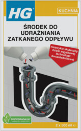 HG Środek Do Udrażniania Zatkanego Odpływu Podwójna Moc
