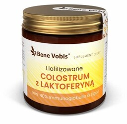 Colostrum Liofilizowane z laktoferyną min. 40% IgG -