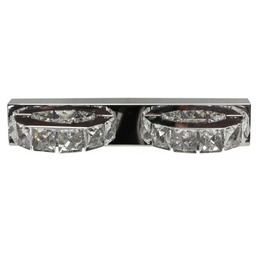 Kinkiet SHIPI 2x3W LED kryształki stal nierdzewna CANDELLUX