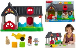 Fisher-Price Little People Stajnia Przyjazne koniki dźwięk+akcesoria HWR84