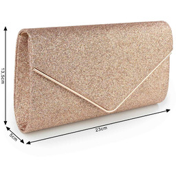 TOREBKA WIECZOROWA damska KOPERTÓWKA WIZYTOWA elegancka BROKAT