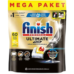 Finish Ultimate Plus Kapsułki do Zmywarki Lemon 60
