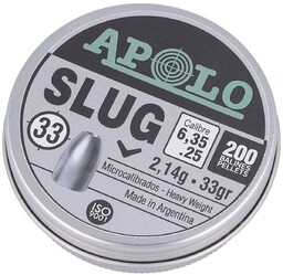 Śrut Apolo Slug 33 6.35 mm, 200 szt.