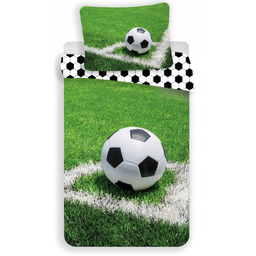Pościel Młodzieżowa 140x200 Bawełniana Piłka Nożna Piłkarska Football