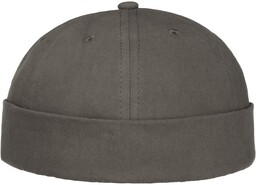 Czapka Dokerka Washed Cotton by Lipodo, ciemnoszary, One