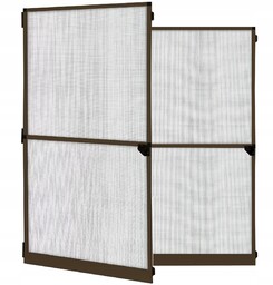 Moskitiera drzwiowa aluminiowa na taras/balkon 120x220cm Brąz