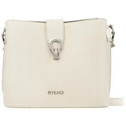 Ryłko R40921TB _3QŁ torebka damska skórzana kremowa