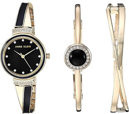 ZEGAREK DAMSKI Anne Klein SET AK/3292BKST - ZESTAW