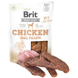 Brit Jerky Snack Chicken Fillets 80g