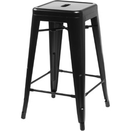 Hoker paris 75 cm czarny insp. tolix d2