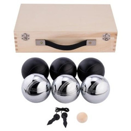 Zestaw do gry w bule 6 kul metalowych