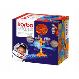 Klocki Space, 131 elementów Korbo