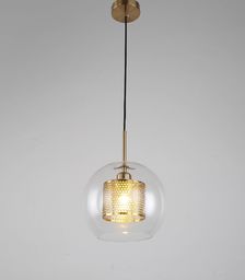 NOWOCZESNA LAMPA WISZĄCA MOSIĘŻNA PONTINA