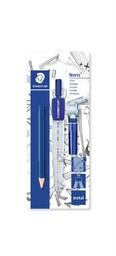Cyrkiel szkolny uniwersalny + ołówek + adapter blister