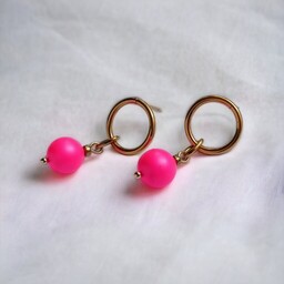 Pakamera Swarovski neon pearls : neon pink