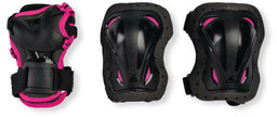 Rollerblade SKATE GEAR JUNIOR 3 PACK black/pink